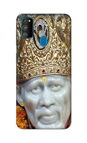 Image of PRINTFIDAA Sai Baba Lord Shiridi Great God Hinduism Hindu Religious Printed Designer Hard Case for Samsung Galaxy M30s / Samsung M21, SM-M307FN / DS, SM-M307F / DS Back Cover -(e) RPM1005