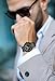 GEDIYAR Mens Minimalist Watches with Slim Case Ultra Thin Waterproof Fashion Sports Analog Quartz Simple Dress Wrist Watch for Men(A8621 Black mesh)