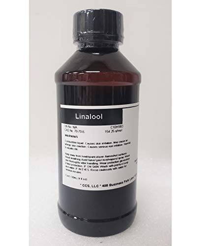 CCS LLC Linalool High Purity Fragrance Compound 120ml (4oz)