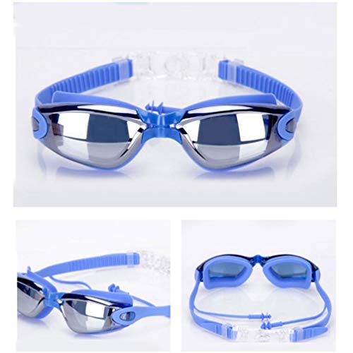 CLISPEED 2PCS Chapeamento Óculos de Natação Anti-Nevoeiro Óculos de Natação Adulto Equipamento de Na