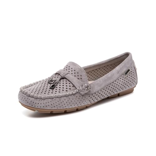 Image of Bernal Women's Non-Slip Penny Loafers - All-Day Comfort Flat Driving Shoes for Work Office & Casual Walking