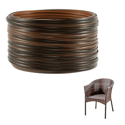 Biggun 120ft Wicker Repair Kit - Rattan Patio Chair Sofas Repair Supplies for Outdoor Lawn Furniture, Premium New Materials Basket Weaving Webbing Replacement Parts