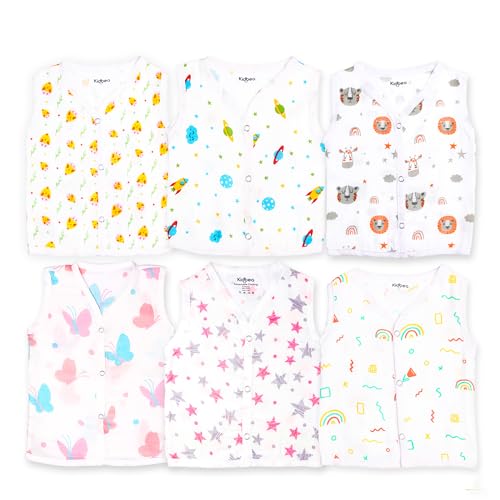 Image of Kidbea Extra Soft Mulmul Cotton Jhabla Cloth for New Born Baby Set