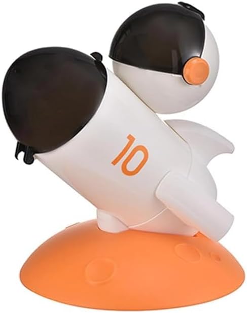 7Seas Space Flying Rocket Shape 2 Compartment Student and Office Table Accessories Holder box|Multipurpose kids Pen&Pencil Storage Organizer|girls&Women Stylish Makeup Brush or Accessories Holder