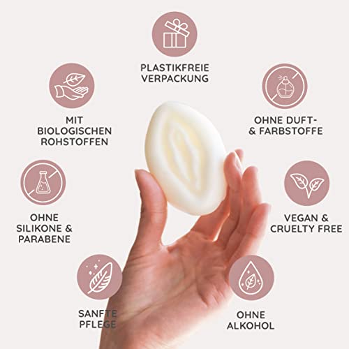 Intimwaschlotion Mylily 2 in 1 Waschstück für Damen