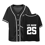 YJYP Baseball Jersy Merch Felix Bangchan Jisung Hyunjin Button Down Shirts