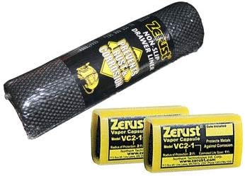 Zerust NoRust Non-Slip Drawer Liner - 12" x 72" and Two NoRust Vapor Capsule Combo Pack - Made in The USA