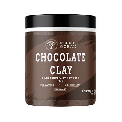 Image of Chocolate Clay Powder For Making Mud Mask for Face, Facial, Hair & Body (100% Pure & Natural) - 200g
