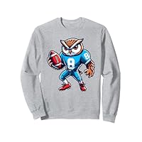 Owl American Football Boys Kids Sweatshirt