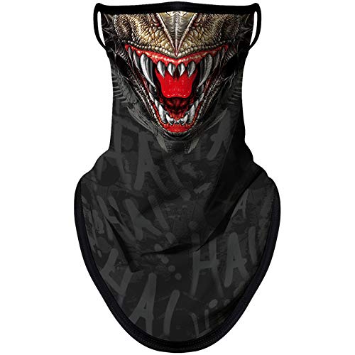 Bnkibn Bandana Face Mask With Ear Loops Neck Gaiter Face Cover Scarf For Men Women For Sun Dust Wind (0120) #TOP19