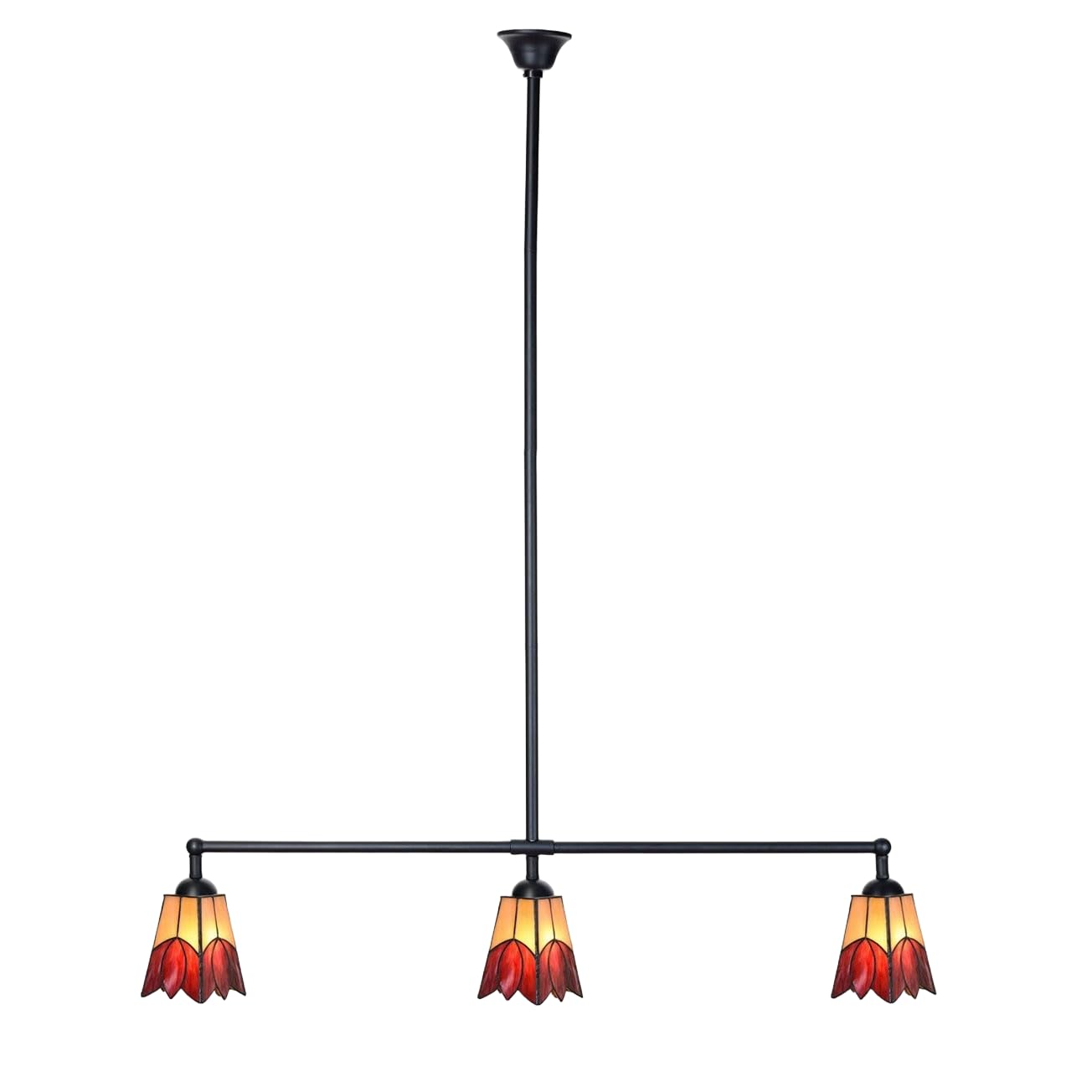Lampe Tiffany 3 lumières Fleur de Vanneau Kievitsbloem - 3