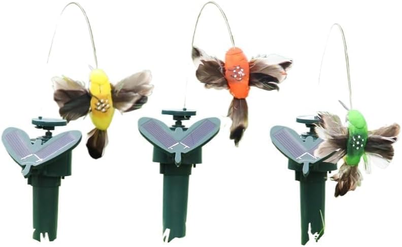 ソーラー模造蝶 ソーラー模造ハチドリ 太陽光発電 動く蝶 蝶ダンス