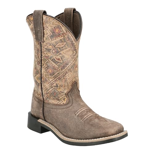 Smoky Mountain Western Boots Girls Oasis Leather Brown Tan