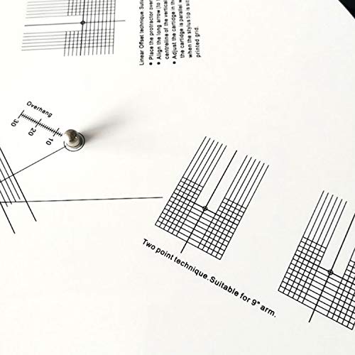 YEHEI Anti-Rutschen LP Vinyl Record Pickup Kalibrier Platte Distanz Messer Messer Einstell Werkzeug Lineal für Platten Spieler