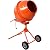 STANSS 8 Cu. Ft. Cement Mixer, Portable Electric Concrete Cement Mixer Barrow Machine Mixing Mortar, Freestanding Cement Mixing Tools with Wheels for Stucco Mortar,4.6 cu. ft.