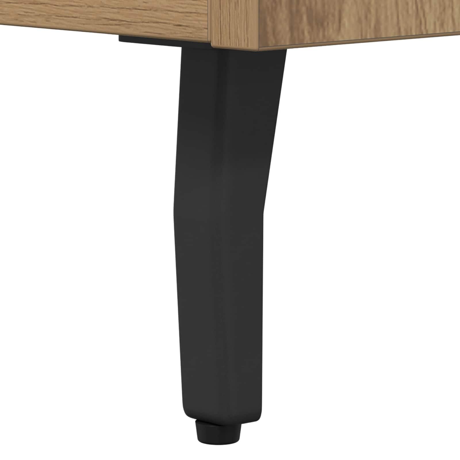vidaXL Armario de Noche con cajón Roble Artesanal 40 x 40 x 66 cm, Mesita rústica, cabinetito Compacto, cajón de Almacenamiento, Mesa organizada, Muebles útiles