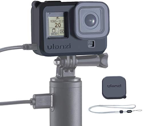 Case de Silicone para GoPro Hero 8 Black + Tampa para Lente - Ulanzi