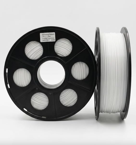 Yellow Tommy TPU 3D Printer Filament 1.75mm, 1kg Spool – Flexible, Durable, High Elasticity Material for DIY Printing & Functional Parts | White Colour Filament-image-37