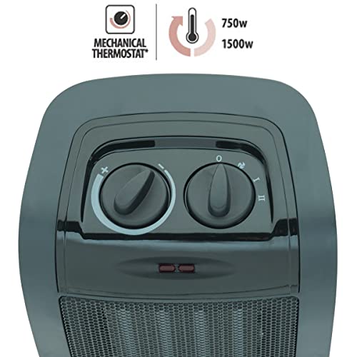 Equation Mini keramische ventilatorkachel Ceram 2, 1500 W - Afbeelding 3