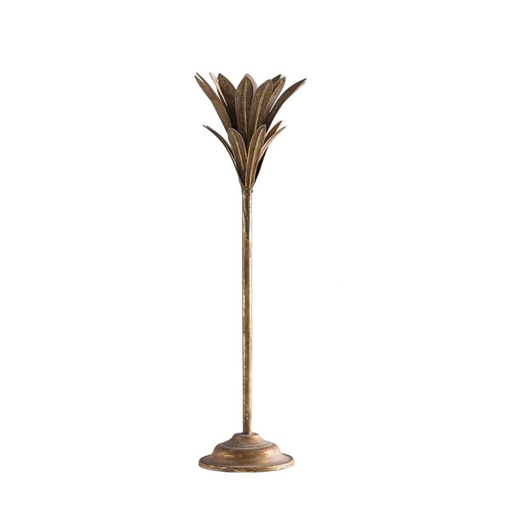 Candlestick Holders Vintage Wrought Iron Candlestick Hotel Tabletop Candlelight Dinner Decoration Ornaments Candlesticks Holders for Home Decor(B)