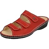 Innenfutter:Schweinsfutter Finn Comfort Fumane Signalred (rot) - Damenschuhe Pantolette/Zehentrenner, Rot