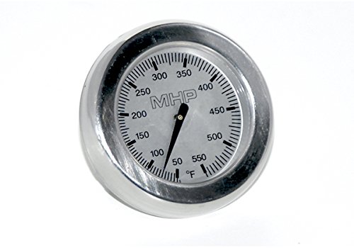 Modernhome MHP Gas Grill Single Stud Universal Round Temperature Gauge Heat Indicator TG-4B