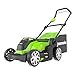 Greenworks G40LM41 Cordless Lawnmower for Lawns up to 500m², 41cm Cutting Width, 50L Bag WITHOUT 40V Battery & Charger, 3 Year Guarantee