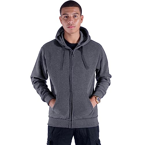 LeeHanTon Men Hoodies Fleece Mens Zip Up Hoodie Spring Autumn Long Sleeve Sweatshirt Sports Hooded Jacket2