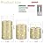 Flickering Flameless Candles with Embedded String Lights - Acrylic Battery Operated Candles with Remote/Timer, LED Pillar Candles for Valentines/Wedding Decor?Set of 3,White?