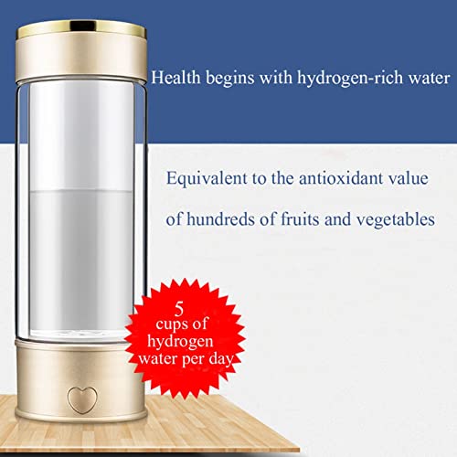 Bouteille d'eau hydrogène pour purifier l'eau du robinet et éliminer le goût fade