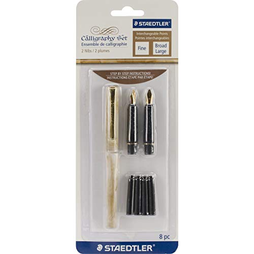 Staedtler Calligraphy 2-Nib Pen Set