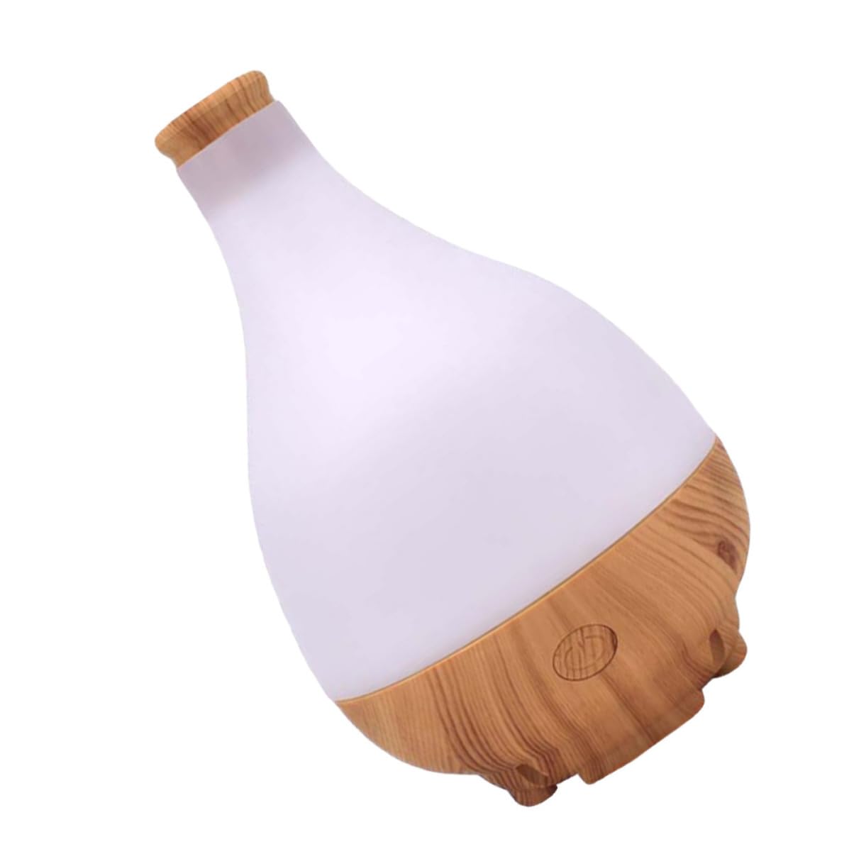 Humidificador de Aceites Esenciales de Sobremesa Luz LED Multicolor y Diseño de Madera, Pequeño y Portátil Adecuado para Oficina y Spa, Aromaterapia Silenciosa