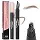 Augenbrauenstift Härchenzeichnung, Microblading Augenbrauenstift für Ausfüllen von lichten Stellen und Schaffen realistischer Augenbrauen, Waterproof, Langanhaltender, Vegan- 03# SLATE BROWN