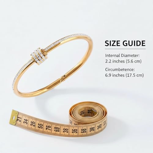 Image of Bracelet for women Bangles for women Anti Tarnish Stylish Adjustable Bracelet for girls gold Kada for Women Accessories Anti Tarnish Jewellery Stainless Steel Cuff Bracelet gifts