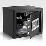 caja fuerte impermeable 💫【Contraseña Electrónica】La caja fuerte NantFun tiene un panel de contraseña electrónica, que puede configurar contraseñas de 1 a 8 dígitos; al mismo tiempo, hay un botón de cambio de código rojo, que se puede cambiar en cualquier momento, lo cual es muy conveniente.