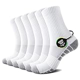 TUUHAW Weisse Socken Herren 43-46 Baumwolle Tennissocken Herren 43-46 Weiß Sportsocken Freizeitsocken Laufsocken Wandersocken Baumwollsocken Frottee Socken Strümpfe