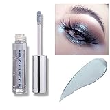 The gloss of the diamond eye shadow is brighter than the general eye shadow, making the eyes shine more stylish