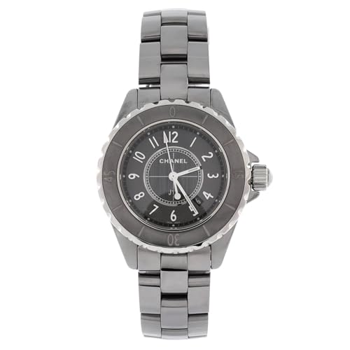 Pre-Loved J12 Chromatic Quartz Watch Titanium Ceramic and Stainless Steel 33