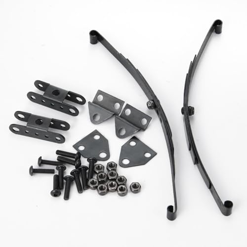 1/10 Rock Crawler Steel Leaf Spring Suspension Set for 1/10 D90 RC Crawler Car Upgrade Parts(2 Pairs)