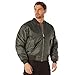 Rothco MA-1 Flight Jacket, Gun Metal Grey, L