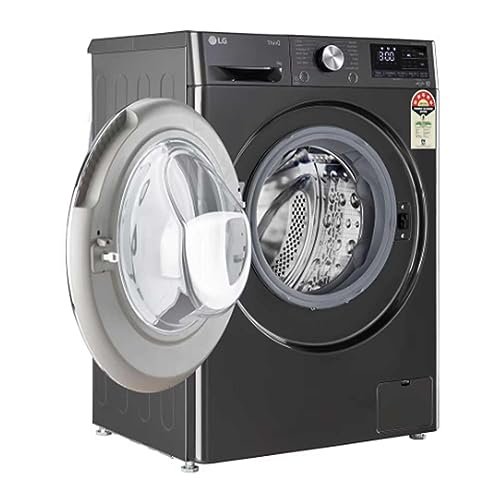 Image of LG 9 Kg 5 Star Inverter Fully Automatic Front Load Washing Machine (FHP1209Z9B, Black)