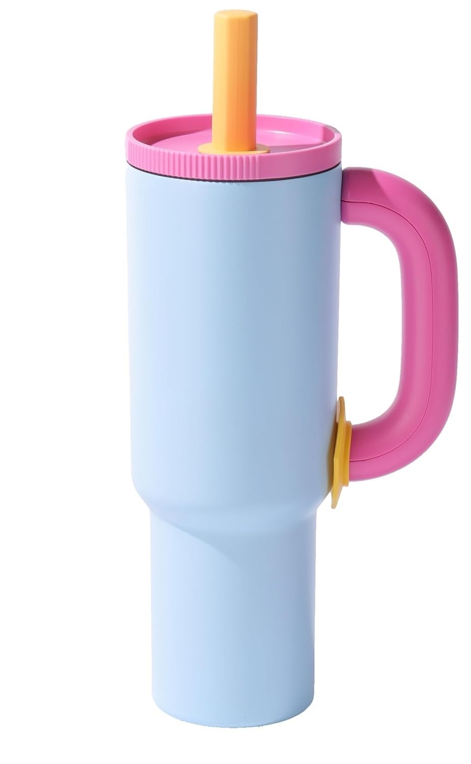 CYNVEXA Tumbler with lid and Straw 1200ML Cup Stainless Steel Vacuum Insulated Tumbler for Water, Iced Tea or Coffee 1.2L Office Gym Travelling (Black and White)