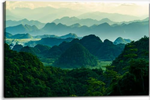 Cat Ba National Park Cat Ba Island Vietnam Canvas Wall Art Decor Framed Photo Prints Picture Poster For Bathroom Bedroom Kitchen Living Room Office Artwork Paintings 20x30