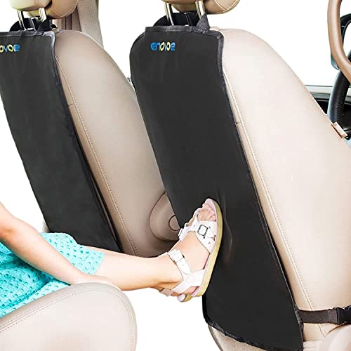 Enovoe Protector de Asiento Trasero para niños, Paquete de 2, la Mejor protección de tapicería Impermeable contra la Suciedad, el Barro y los arañazos, Protector de Asiento de Coche Extragrande Cover