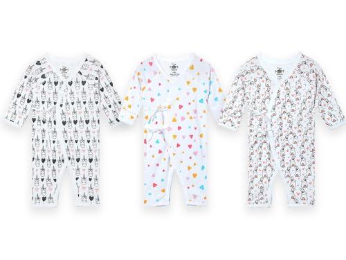 Image of The Mom Store Baby Romper Jabla Style Combo For Boys And Girls | Cotton | Soft Infant Bodysuit | Trendy Stylish Sleepwear For Newborn Baby | Printed | Unisex Comfortable Everyday Baby Wear