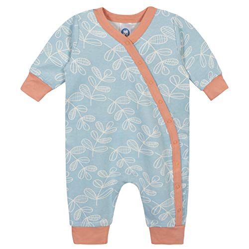 Grow By Gerber Baby Girls 3-Pack Coverall Set, Green/Ivory/Orange, 3-6 Months #TOP3