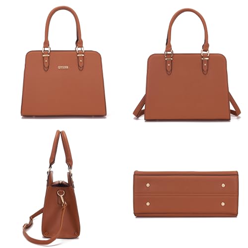 Image of Qiyuer Satchel Purses For Women Handbag And Wallet Set Tote Bag | Premium Vegan Leather,Matching Wallet,RFID Blocking,Work,Casual