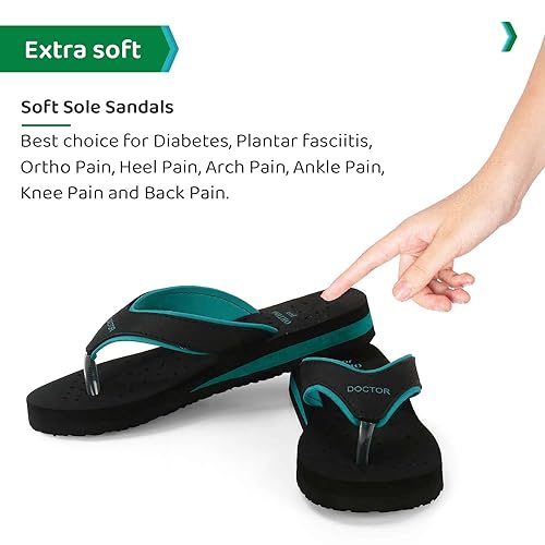 Image of ORTHO JOY Doctor Orthopedic Soft Slippers For Ladies Daily Use /mcr chappals for women /ortho slippers women