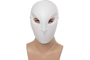 Plain White Mask Costume Accessory