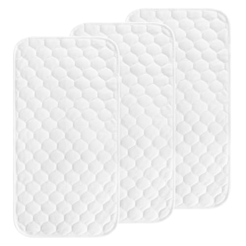 Accmor 3 Pack Waterproof Changing Pad Liners, Reusable Portable Diaper Changing Pad Covers